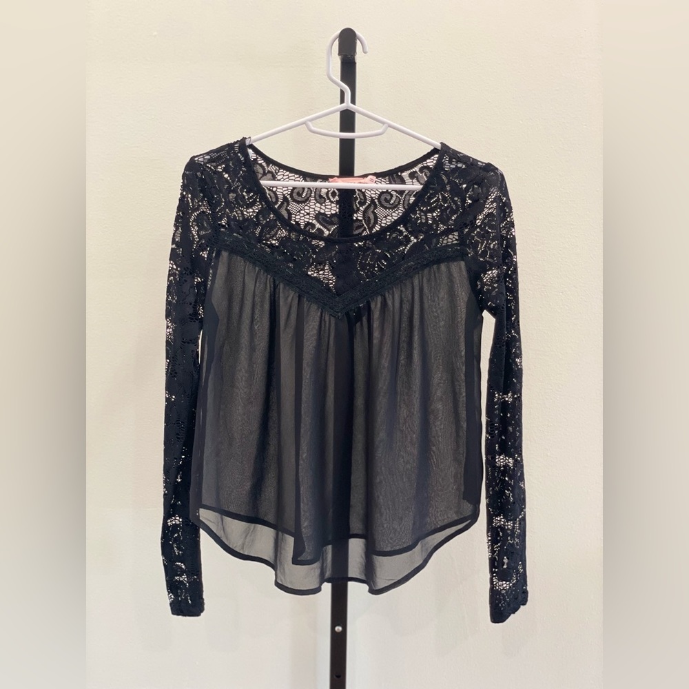 Sheer Lace Blouse
